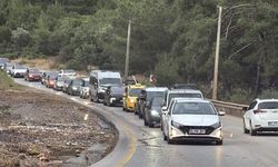 Bodrum'da içme suyu isale hattı patladı