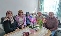 Almanya'ya gelen ilk kuşak işçilerden 90 yaşındaki Çığır'a Osnabrück Belediye Başkanı'ndan ziyaret
