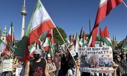 Berlin'de Filistin'e destek gösterisi düzenlendi