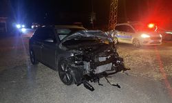 Çorum'da iki otomobilin çarpıştığı kazada 3'ü ağır 7 kişi yaralandı