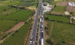 İzmir-Ankara kara yolunun Manisa geçişinde yoğunluk yaşanıyor