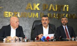 Bakan Tekin, AK Parti Erzurum İl Başkanlığı ziyaretinde konuştu