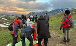 Tunceli'de dağda donma tehlikesi geçiren kişi 6 saatlik çalışmayla kurtarıldı