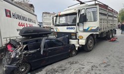 İstanbul'da kamyon 8 araca çarptı