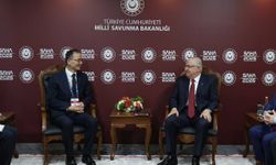 Bakan Güler, Çin Ankara Büyükelçisi Xuebin'i kabul etti