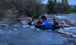 Dicle Nehri'nde mahsur kalan kişi kurtarıldı