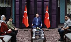 Erdoğan Gazzeli Ebu Cezer ve ailesini kabul etti