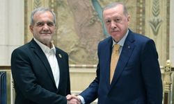 Başkan Erdoğan Pezeşkiyan ile görüştü