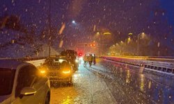 Kahramanmaraş'ta kar yağdı