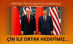 ABD'den flaş Kuzey Kore açıklaması! Çin ile ortak hedefimiz