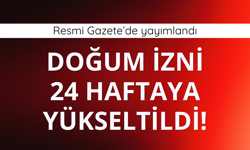 Doğum izni 24 haftaya yükseltildi! Karar Resmi Gazete'de