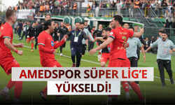 Amedspor Süper Lig'e yükseldi