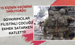 Soykırımcılar Filistinli çocuğu ekmek satarken katletti