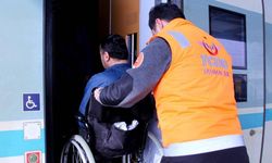 Demir yollarında 9 milyon engelli yolcuya ücretsiz hizmet