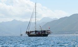 Sumud Filosu Antalya açıklarında