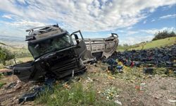Gaziantep'te tır viyadükten düştü: 2 ölü, 4 yaralı