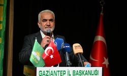 HÜDA PAR Genel Başkanı Yapıcıoğlu, Gaziantep'te ilçe kongrelerine katıldı
