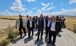 TZOB Genel Başkanı Bayraktar, tarım arazilerinde incelemelerde bulundu: