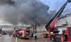 Gaziantep'te tekstil fabrikasında yangın