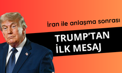 İran ile anlaşma sonrası Trump'tan ilk açıklama