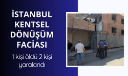 Kentsel dönüşüme giren bina çöktü: 1 ölü, 2 yaralı