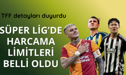 TFF Süper Lig'de takım harcama limitlerini açıkladı