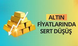 Altın fiyatlarında sert düşüş