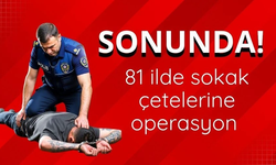 81 ilde sokak çetelerine operasyon