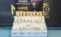 Adana'da tırda 408 bin 235 uyuşturucu hap ele geçirildi
