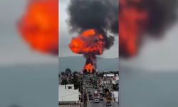 Meksika'da LPG tankerinin bulunduğu depoda patlama