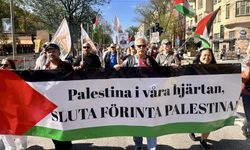 İsveç'te İsrail protesto edildi
