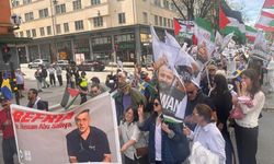 Stockholm'de İsrail'in saldırıları protesto edildi