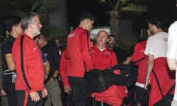 A Milli Futbol Takımı yurda döndü