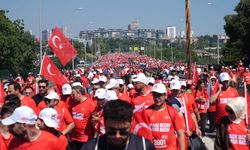 'İrade Bizim, Zafer Bizim' yürüyüşü tamamlandı