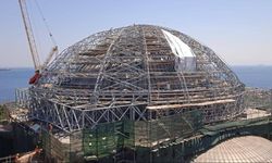 Ayasofya'nın ana kubbesinde restorasyon çalışmaları sürüyor