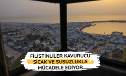 Filistinliler kavurucu sıcak ve susuzlukla mücadele ediyor