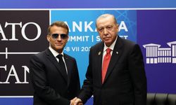 Cumhurbaşkanı Erdoğan, Macron ile görüştü