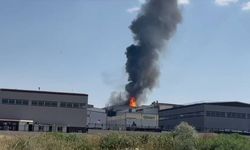 Ankara'da fabrika yangını