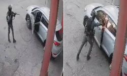 Filistinlilerin aracına ses bombası atıp kapıyı kapattı