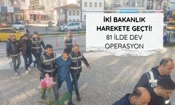 81 ilde 968 şüpheli hakkında FETÖ operasyonu