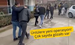 Ünlülere uyuşturucu soruşturması: 25 gözaltı kararı