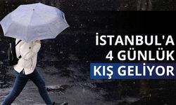 İstanbul'a 4 günlük kış geliyor
