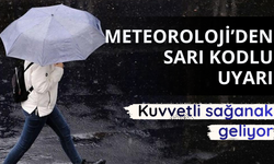 Meteoroloji'den sarı kodlu uyarı