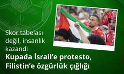 Skor tabelası değil, insanlık kazandı: Kupada İsrail’e protesto, Filistin’e özgürlük çığlığı