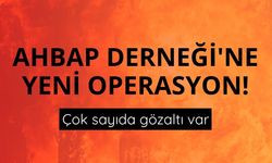 Ahbap Derneği'ne yeni operasyon: 17 gözaltı