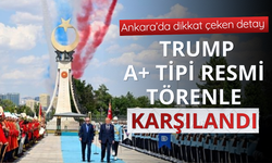Trump, "A+ tipi resmi tören"le karşılandı