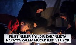 Filistinliler 3 yıldır karanlıkta hayatta kalma mücadelesi veriyor