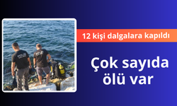 Aydın'da boğulma faciası! 12 kişi dalgaya kapıldı