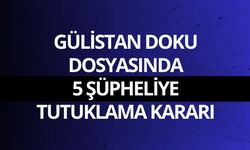 Gülistan Doku dosyasında 5 şüpheliye tutuklama kararı
