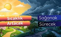 Yeni haftada sıcaklık artacak, sağanak sürecek